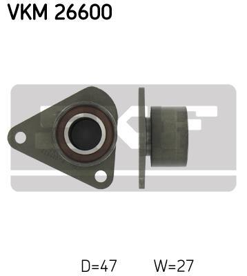 Galet enrouleur de courroie de distribution SKF ref. VKM 26600